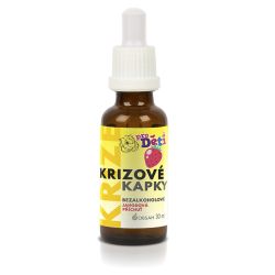 Jahodové kapky pro děti - 30 ml