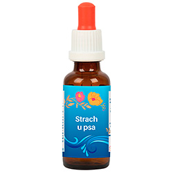 Strach u psa - kapky v alkalické vodě - 30 ml