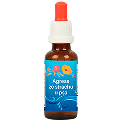 Agrese ze strachu u psa - kapky v alkalické vodě - 30 ml